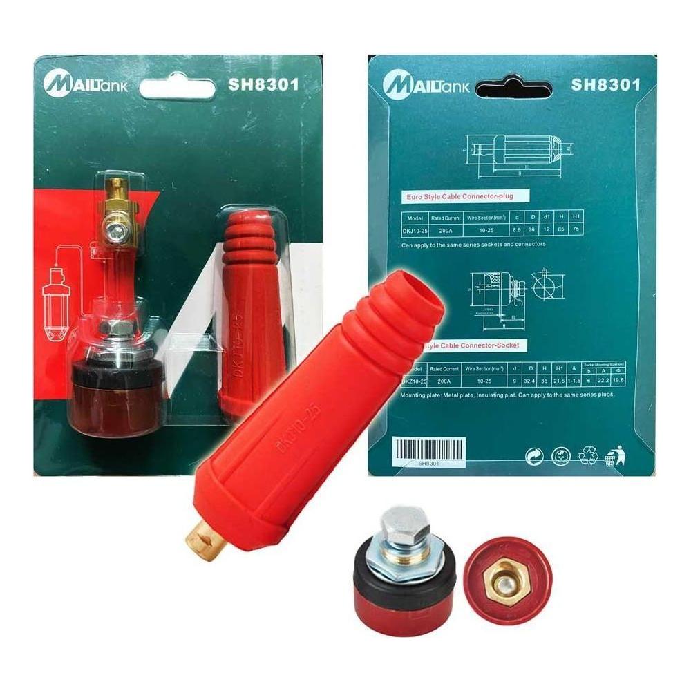 Mailtank SH8301 Euro Welding Cable Socket Connector Plug - KHM Megatools Corp. Mailtank SH8301 Euro Welding Cable Socket Connector Plug - KHM Megatools Corp.